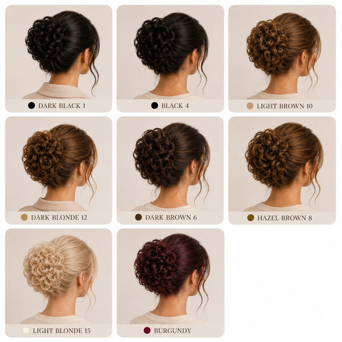 Instant Volume Messy Hair Bun Claw Clip